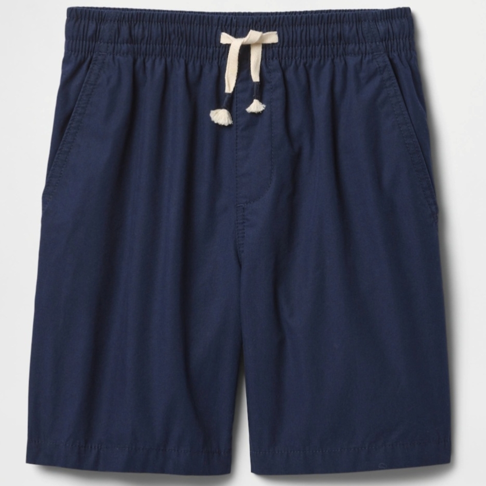 NWT GAP Factory Kids Pull-On Shorts Tapestry Navy (Size: M/8)